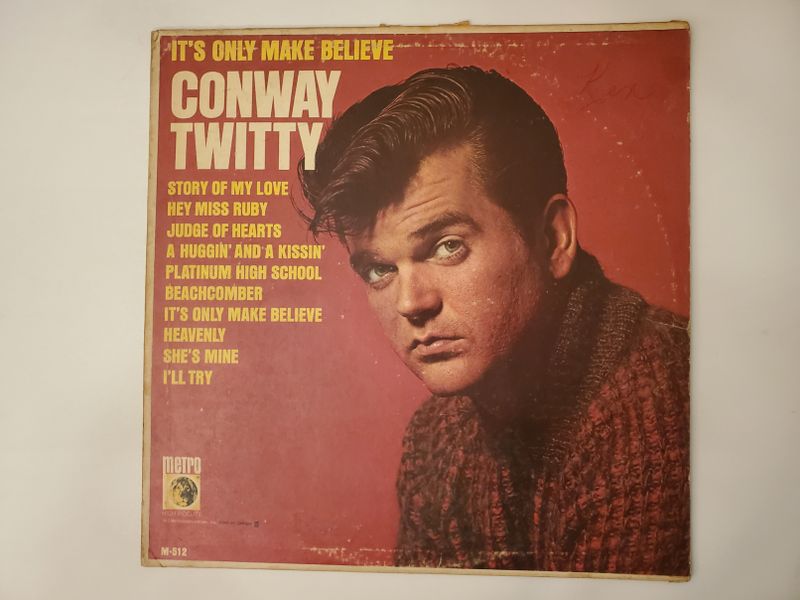 Conway Twitty It's Only Make Believe vinyl record